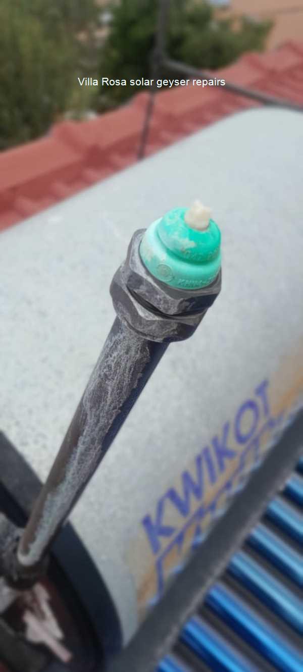 Villa Rosa solar geyser repair teams offer guarantees on all solar geyser repairs in Villa Rosa.