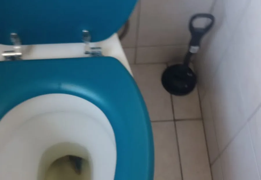 Blocked Toilet Clearing Waterkloof showing a toilet blockage before clearing