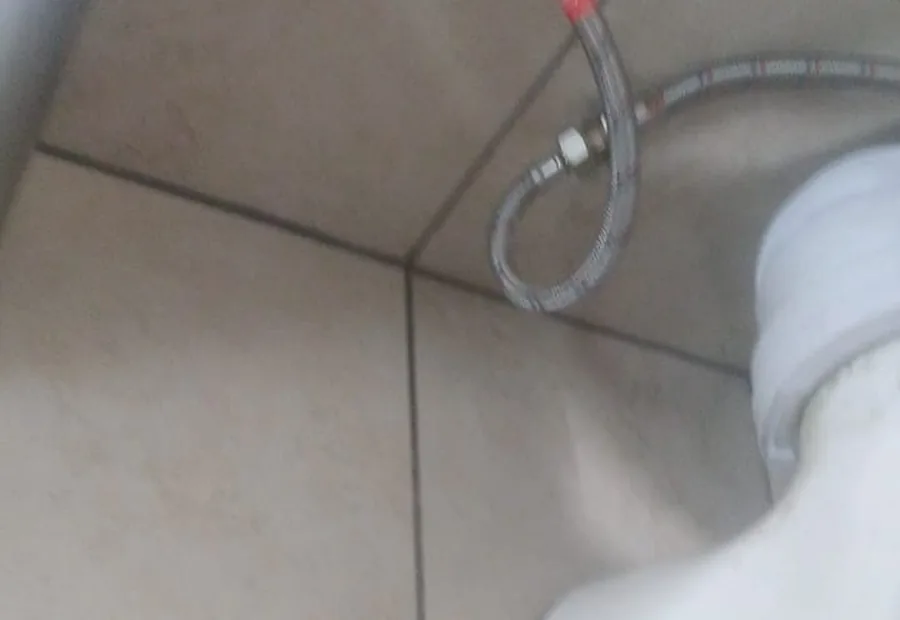 Toilet Flexi Pipe Leak Repair Waterkloof showing a toilet supply flexi hose and valve area
