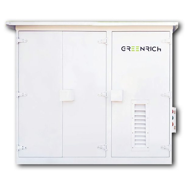 Greenrich Mini Sub - Solis 100K Hybrid with 200kWh Battery Racks & Controller